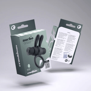 Anello fallico vibrante con doppia stimolazione rabbit e telecomando wireless, 10 modalità di vibrazione