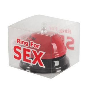 Campanello rosso da tavolo con scritta Ring For Sex idea regalo divertente