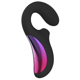 LELO - Massaggiatore Stimolazione Doppia Aspirazione Enigma Nero