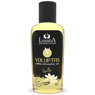 INTIMATELINE LUXURIA - Voluptas Gel da Massaggio Alimentare Effetto Riscaldante - Vaniglia 100 Ml