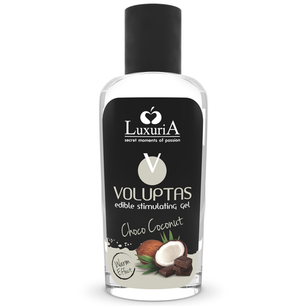 INTIMATELINE LUXURIA - Voluptas Gel da Massaggio Alimentare Effetto Riscaldante - Cocco e Crema 100 Ml