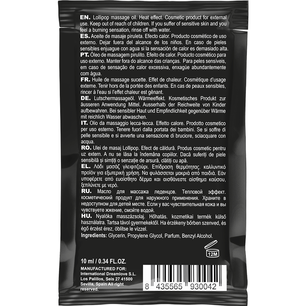 COQUETTE CHIC DESIRE - Olio da Massaggio Pocket Kissable con Effetto Calore Lollipop 10 Ml