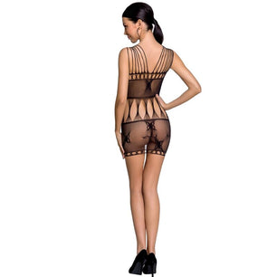 PASSION - Woman BS090 Bodystocking Nero Taglia Unica