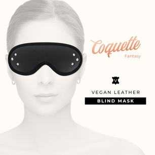 COQUETTE CHIC DESIRE - Maschera Fantasia Vegana in Pelle con Fodera in Neoprene