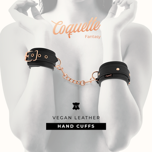 COQUETTE CHIC DESIRE - Manette in Pelle Fantasia Vegana con Fodera in Neoprene