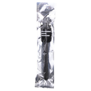 ALL BLACK - Doccia Anale Hinchable in Silicone 27 Cm