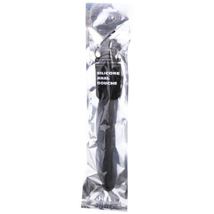 ALL BLACK - Mega Ripple Doccia Anale in Silicone 28,5 Cm