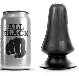 ALL BLACK - Plug Anale 12 Cm
