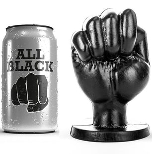 ALL BLACK - Pugno Anale 13 Cm