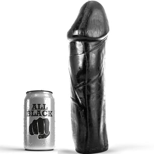 ALL BLACK - Dong 28 Cm Senza Testicoli
