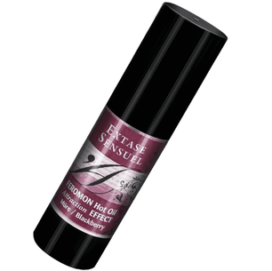 EXTASE SENSUAL - Olio da Massaggio Effetto Riscaldante Ai Feromoni di Mora 30 Ml