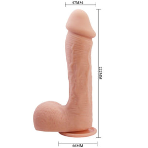 BAILE - Dildo Realistico in Pelle Johnson 22 Cm