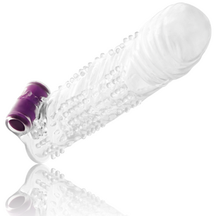 OHMAMA - Guaina Strutturata per il Pene con Proiettile Vibrante