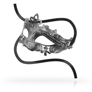 OHMAMA - Maschere Stile Veneziano Maschera Argento