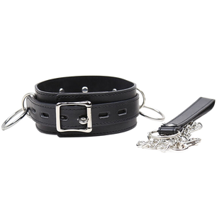 OHMAMA FETISH - Collana di Sottomissione con 3 Anelli
