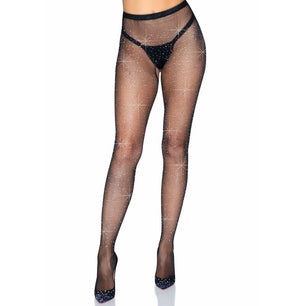 LEG AVENUE - Collant Crothless a Rete