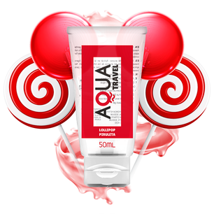 AQUA TRAVEL - Lubrificante a Base Acquosa Gusto Lollipop - 50 Ml