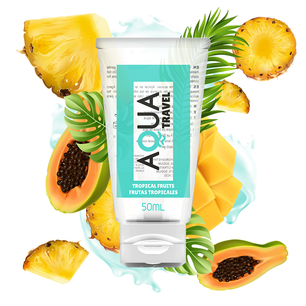 AQUA TRAVEL - Lubrificante a Base Acqua Frutti Tropicali - 50 Ml