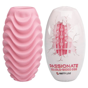 PRETTY LOVE - Uovo Masturbatore a Doppia Faccia Rosa