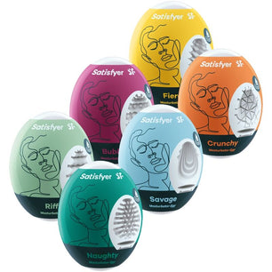 SATISFYER - Uova Masturbatori Set da 6 Unit