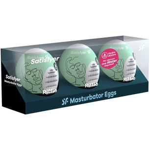 SATISFYER - 3 Uova Masturbatori Riffle