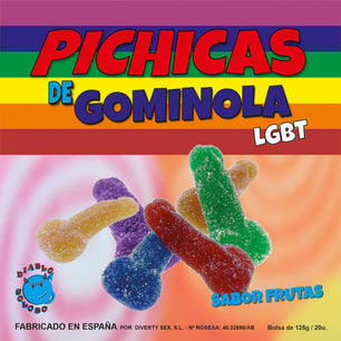 PRIDE - Frutti del Pene Gommosi con Zucchero Lgbt