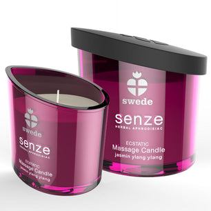 SWEDE - Candela da Massaggio Estatico Senze - Gelsomino, Ylang Ylang
