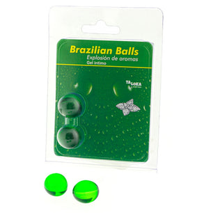 TALOKA - 2 Palline Brasiliane Gel Intimo Menta