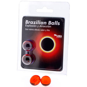TALOKA - 2 Sfere Brasiliane Gel Emozionante Effetto Caldo e Freddo