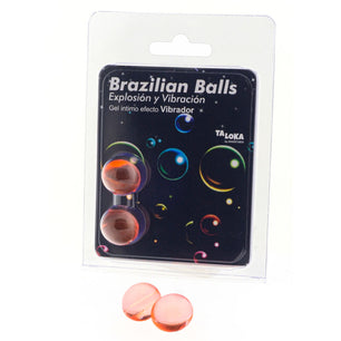 TALOKA - 2 Sfere Brasiliane Gel Emozionante Effetto Vibrante