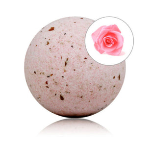 TALOKA - Bomba da Bagno Profumata Alla Rosa con Petali di Rosa