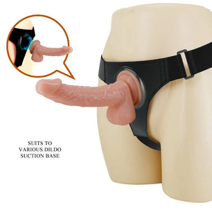 PRETTY LOVE - Imbragatura Slip Universale con Dildo Kevin 19 Cm Naturale