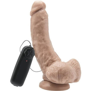 GET REAL - Dildo 20,5 Cm con Vibratore per Sfere