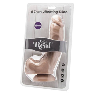 GET REAL - Dildo 20,5 Cm con Vibratore per Sfere
