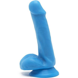 GET REAL - Happy Dicks Dildo 12 Cm Sfere Blu