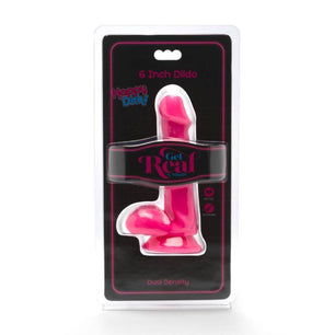 GET REAL - Happy Dicks Dildo 12 Cm Sfere Rosa