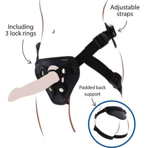GET REAL - Imbracatura Deluxe con Cinturino Nero