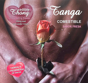 HOTFLOWERS - Perizoma Uomo+ 2 Capezze in Wafer Alla Fragola /es/pt/en/fr/it/