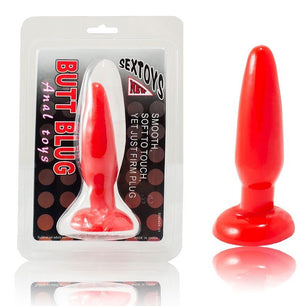 BAILE - Plug Anale Piccolo Rosso 15 Cm