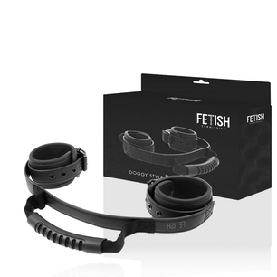 FETISH SUBMISSIVE - Manette con Fodera in Noprene e Maniglia