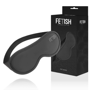 FETISH SUBMISSIVE - Maschera in Pelle Vegana Ii con Fodera in Noprene
