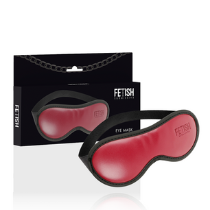 FETISH SUBMISSIVE DARK ROOM - Maschera Vegana in Pelle con Fodera in Neoprene