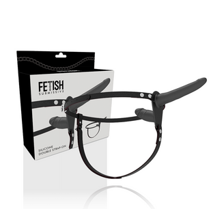 FETISH SUBMISSIVE HARNESS - Doppia Penetrazione Nera