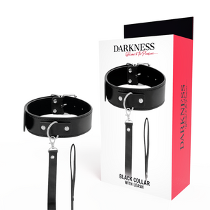 DARKNESS - Collana Postura con Catena in Pelle