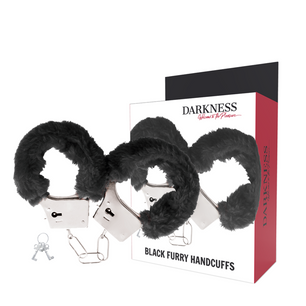 DARKNESS - Manette in Metallo Rivestite Nere