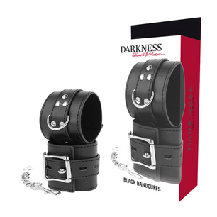 DARKNESS - Manette in Pelle Nera