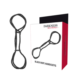 DARKNESS - Manette O Manette Alla Caviglia in Corda di Cotone 100%.