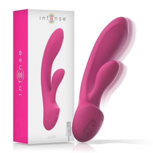 INTENSE - Vibratore Luigi Rabbit Silicone Liquido Rosa