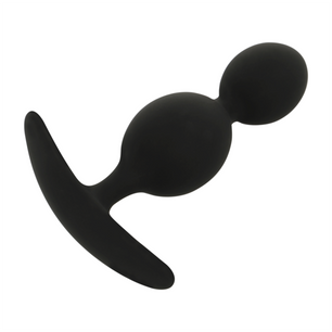 BLACK&SILVER - Orson Plug in Silicone 2 Onde Anal 9 Cm