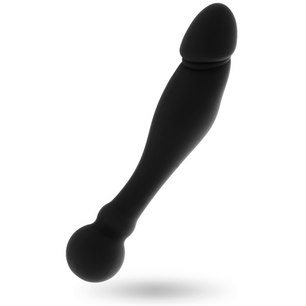 BLACK&SILVER - Dildo Stimolante del Punto G Karl 18 Cm